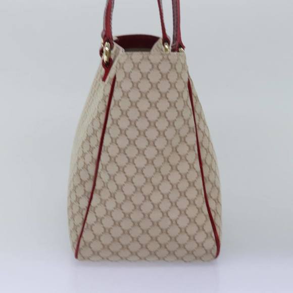 CELINE Macadam Canvas Hand Bag Beige Auth 76899 - Picture 3 of 16